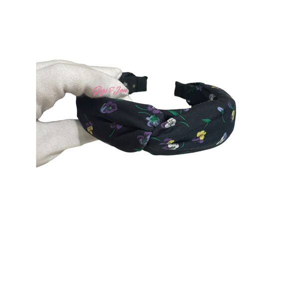 Kate Spade Pansy Toss Twisted Floral Headband New main image 5